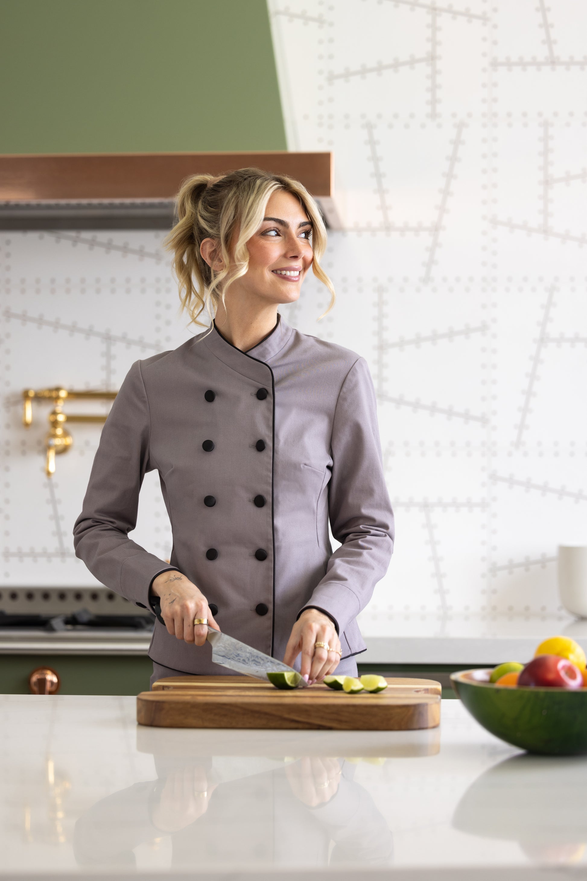 Women's Long Sleeve Chef Jacket